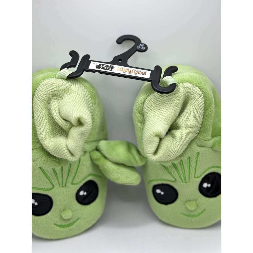 Disney Star Wars Grogu Baby Yoda Slippers Toddler Size 7-8 The Mandalorian - Picture 5 of 5